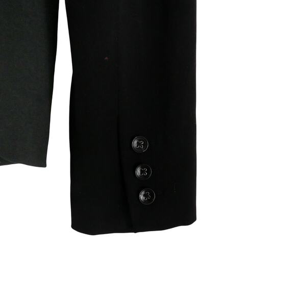 Charter Club Black Formal Blazer Jacket 6 Petite Classic Fitted Professional - Picture 4 of 5